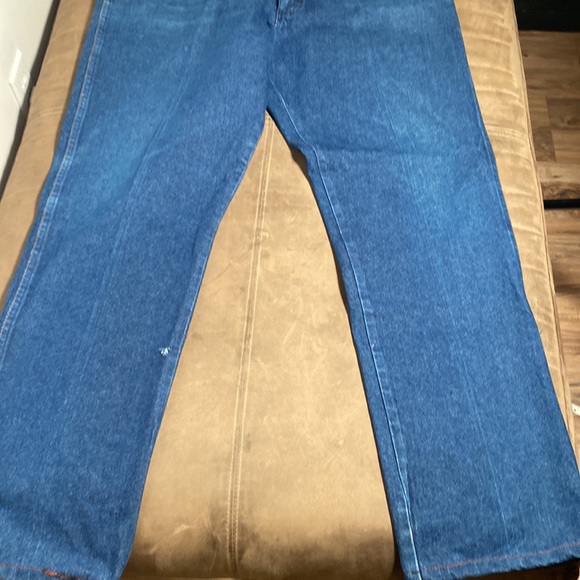 Men’s Vintage Wrangler Straight Jeans 40 40x34 - Picture 6 of 6